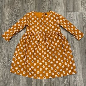 NWOT Tea Collection Printed Baby Doll Corduroy Dress